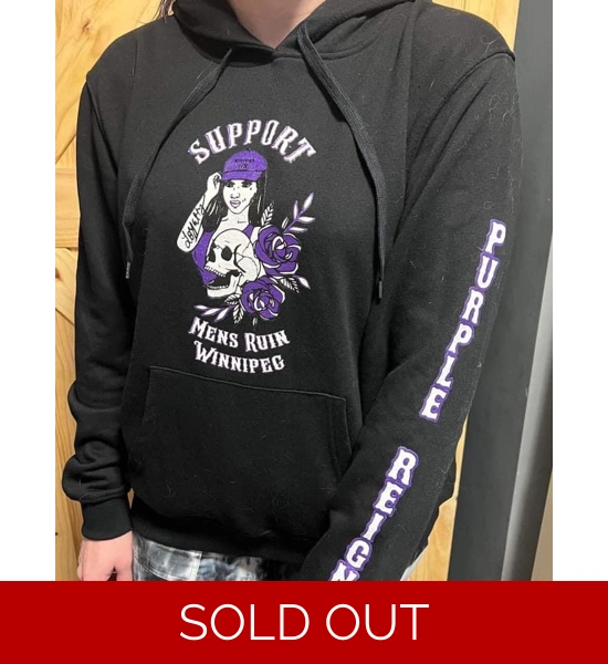 Support MR girls skull hoodie